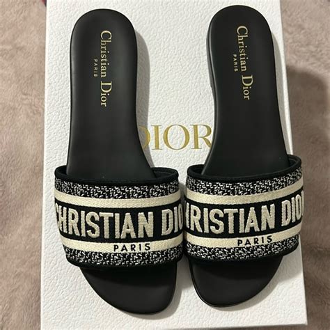 christian dior sway slides.